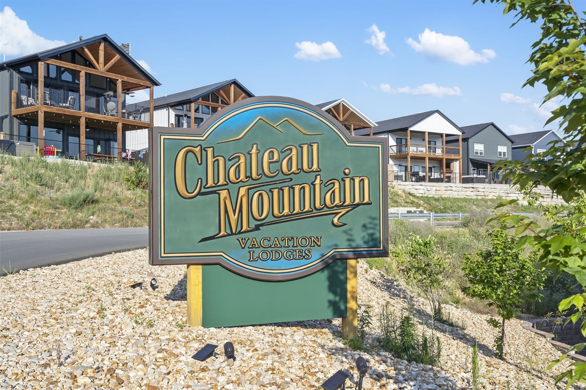 Chateau Mountain Sign