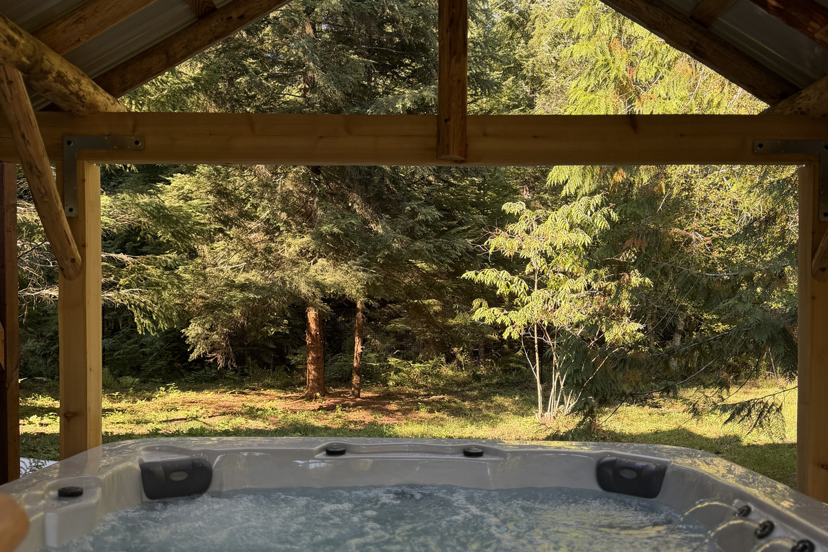 Hot tub available year round :)