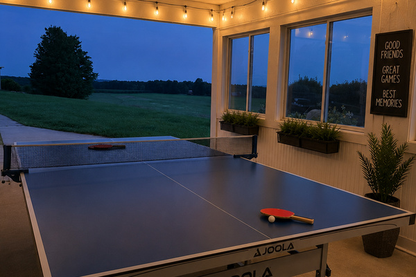 After a day on Torch, it's time for a friendly game of ping pong... or your own tournament! 