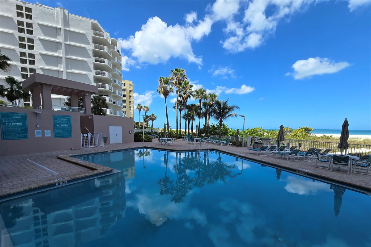 Heated waterfront Pool and Spa