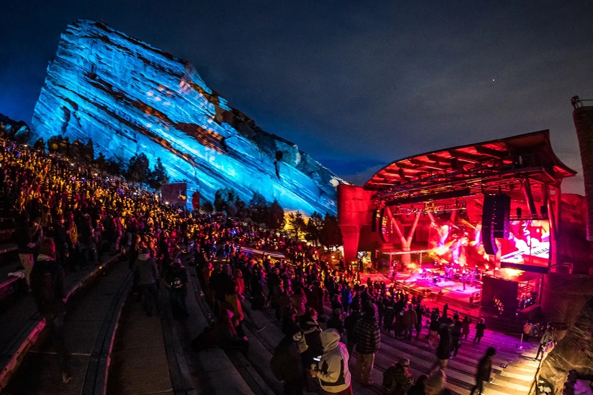Red Rocks Amphitheatre near Denver, Colorado