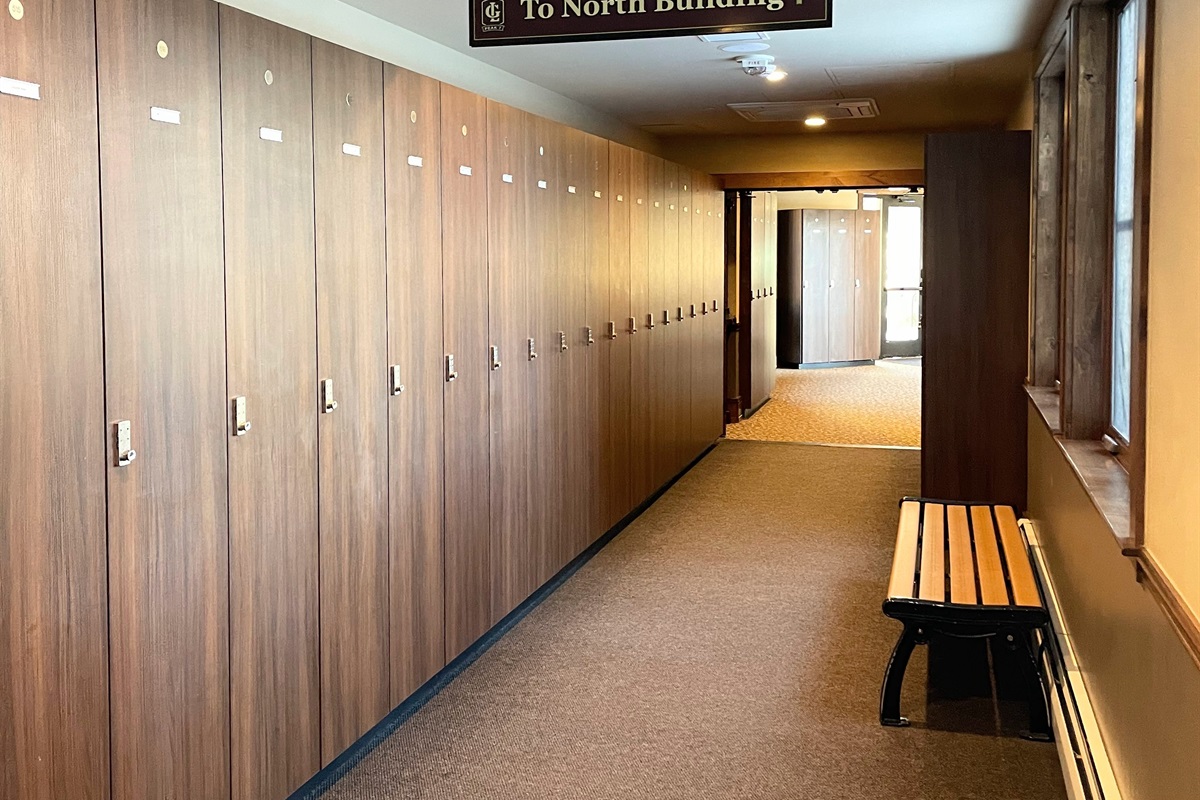Ski Locker room