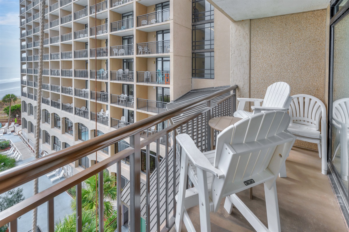 Amazing View from the Balcony!