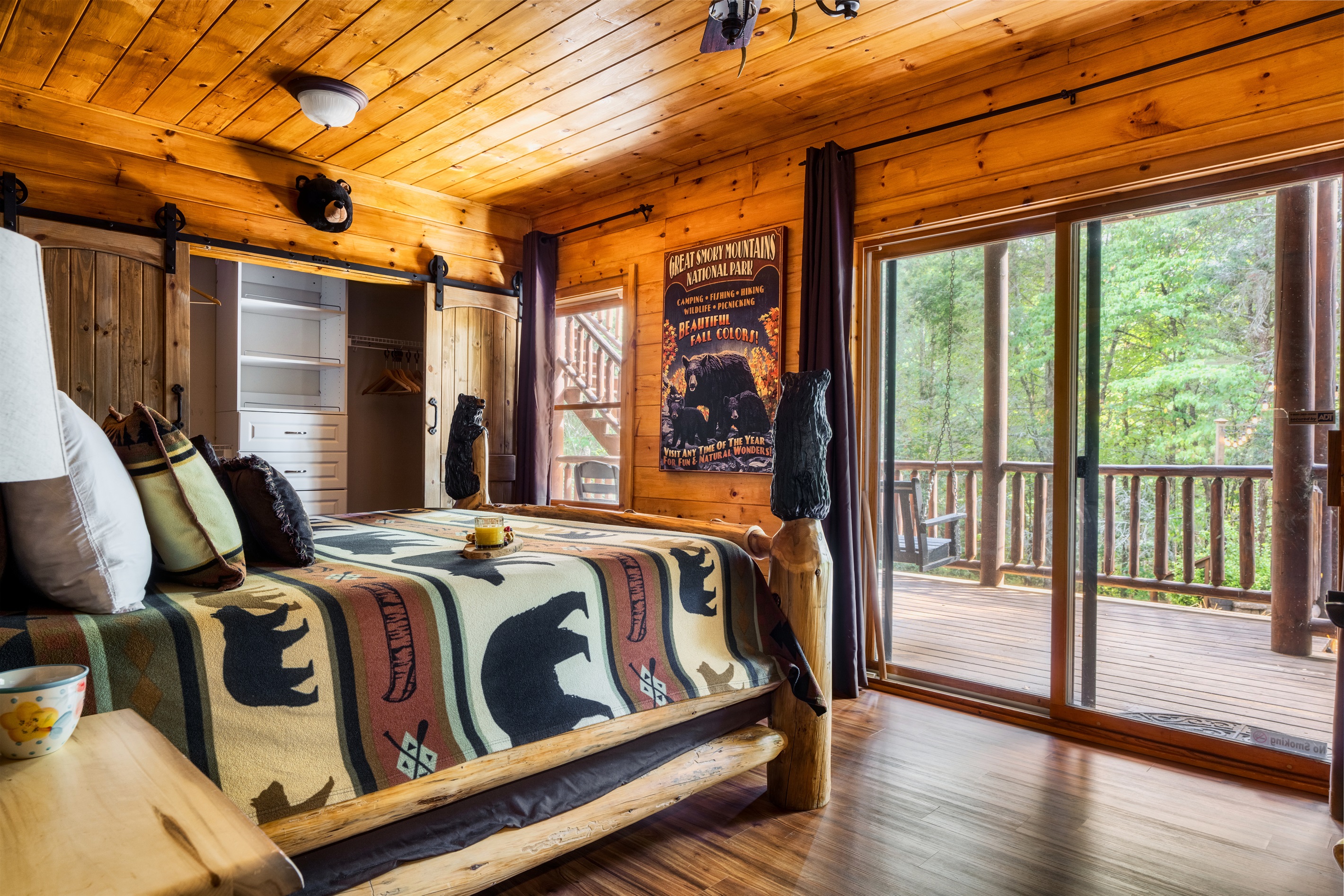 Bedroom 4 - access to back yard