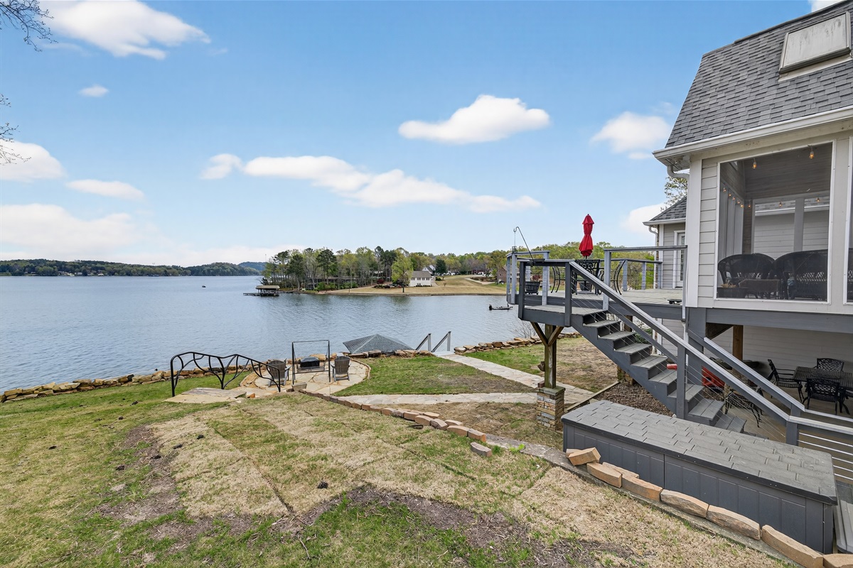 Back Yard facing water