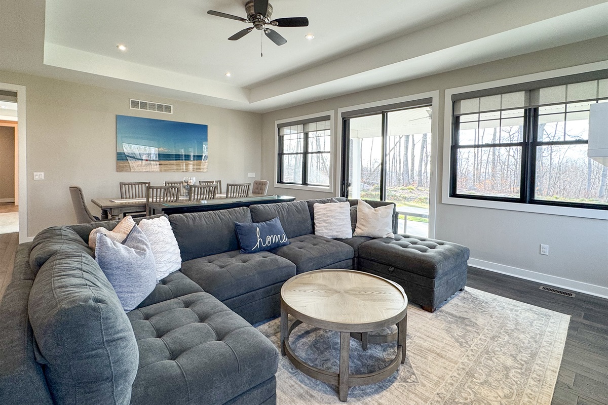 Living room with comfortable seating.