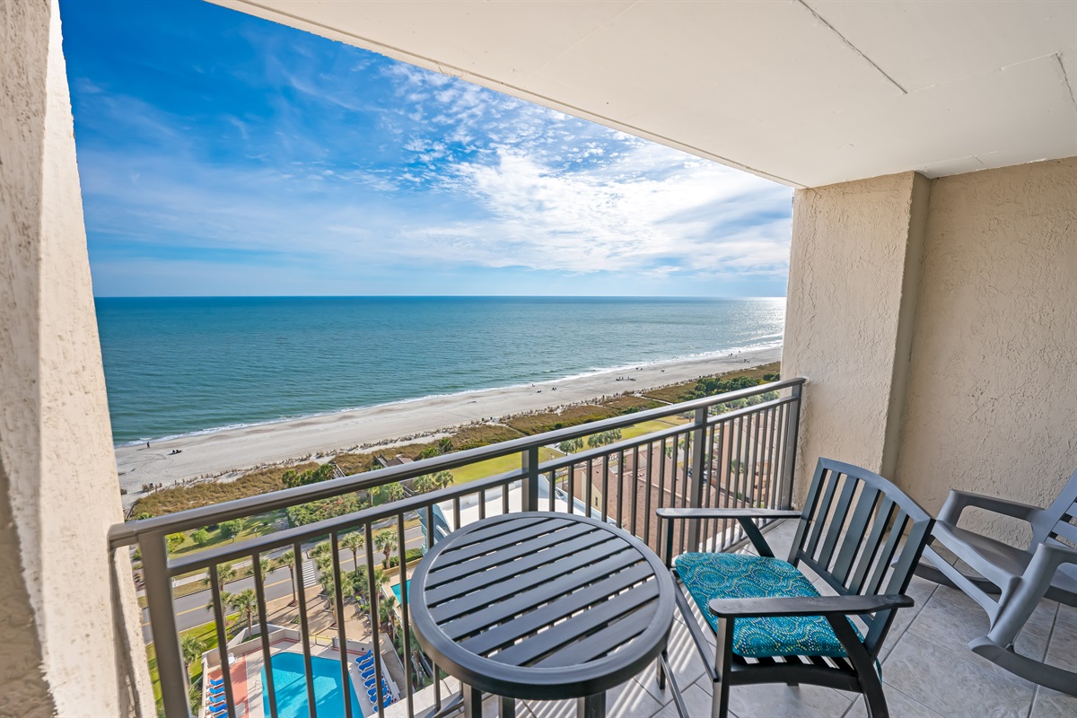 Breathtaking Views from Balcony!