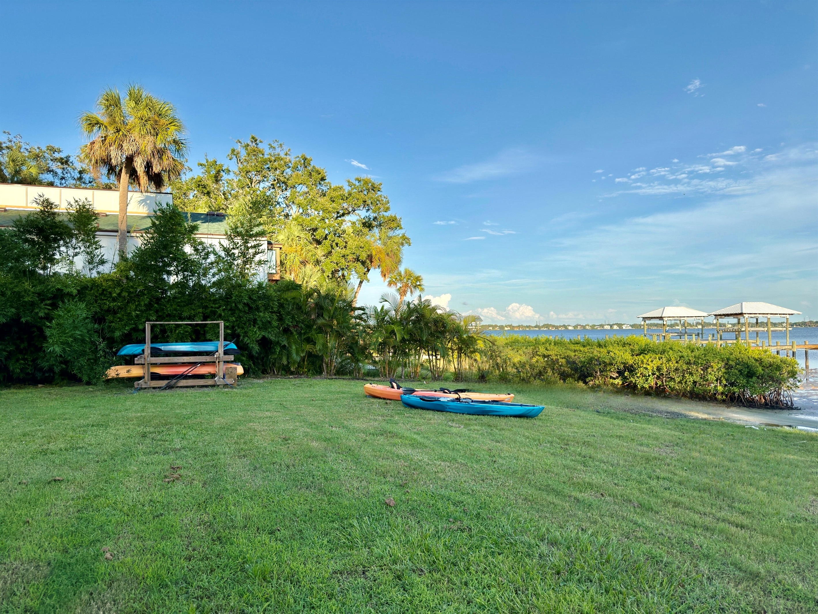 Private waterfront escape with direct access to kayaking and fishing.