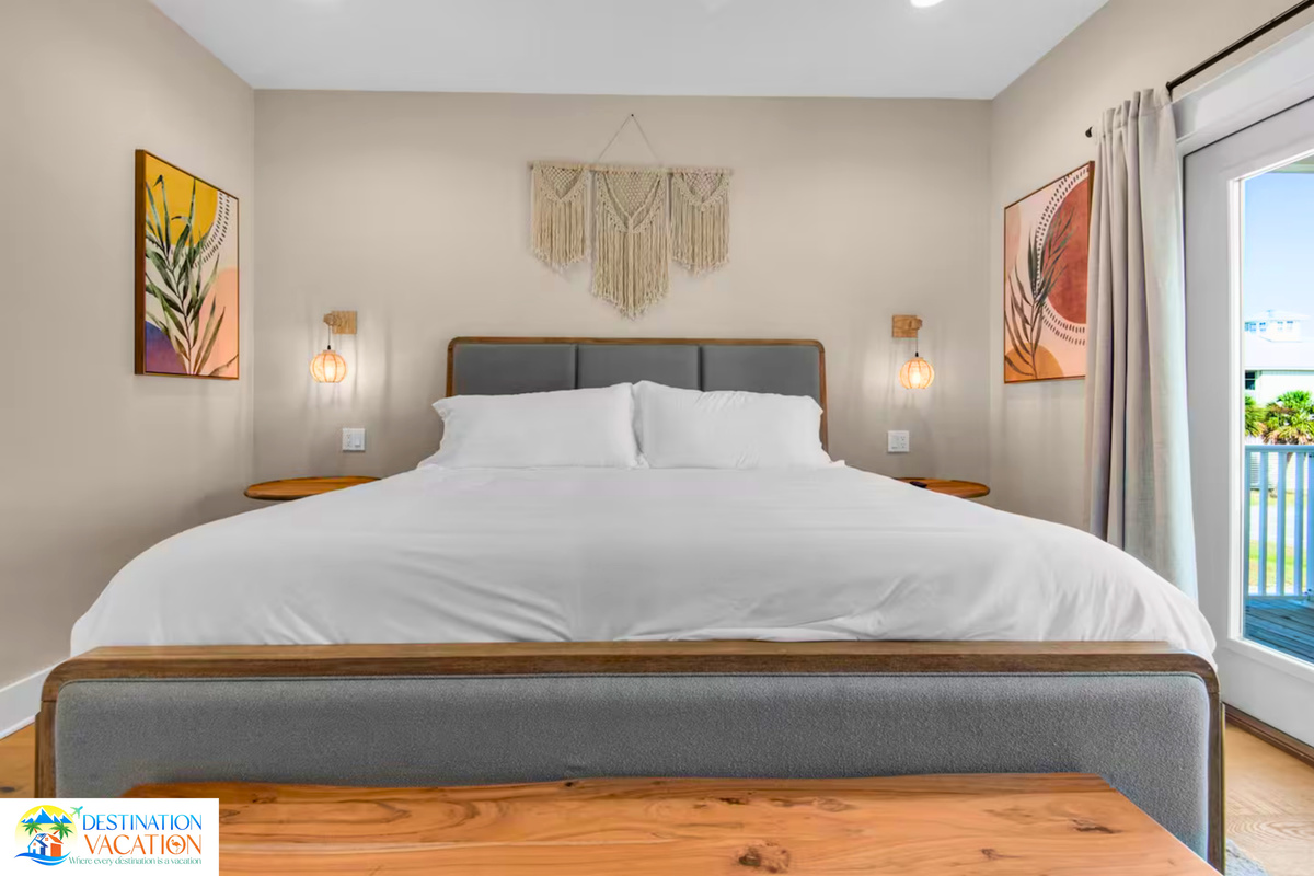Soft linens create a serene sanctuary for restful nights.