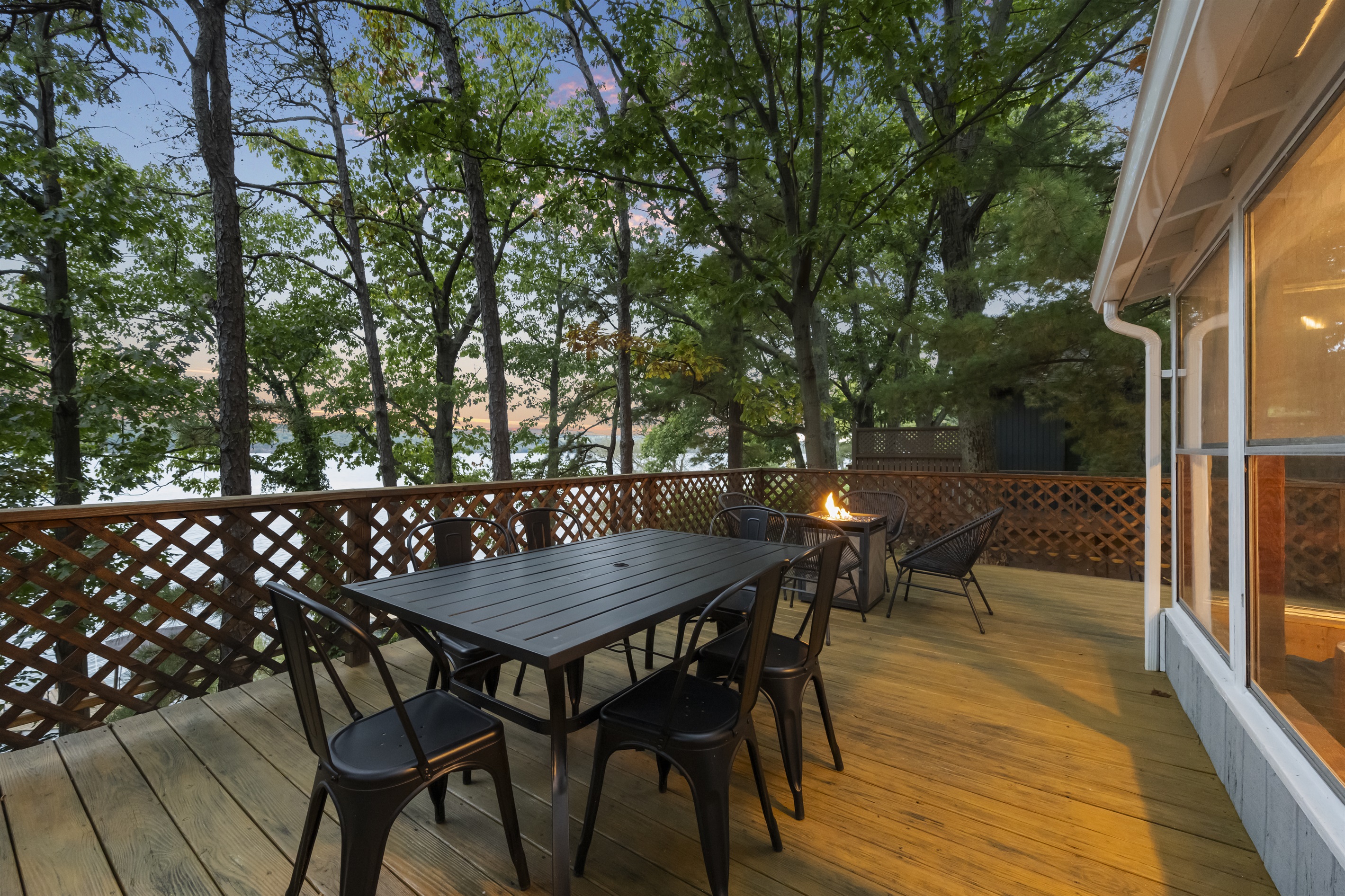 Deck with Outdoor Table | Gas Fire Pit | Beautiful Views