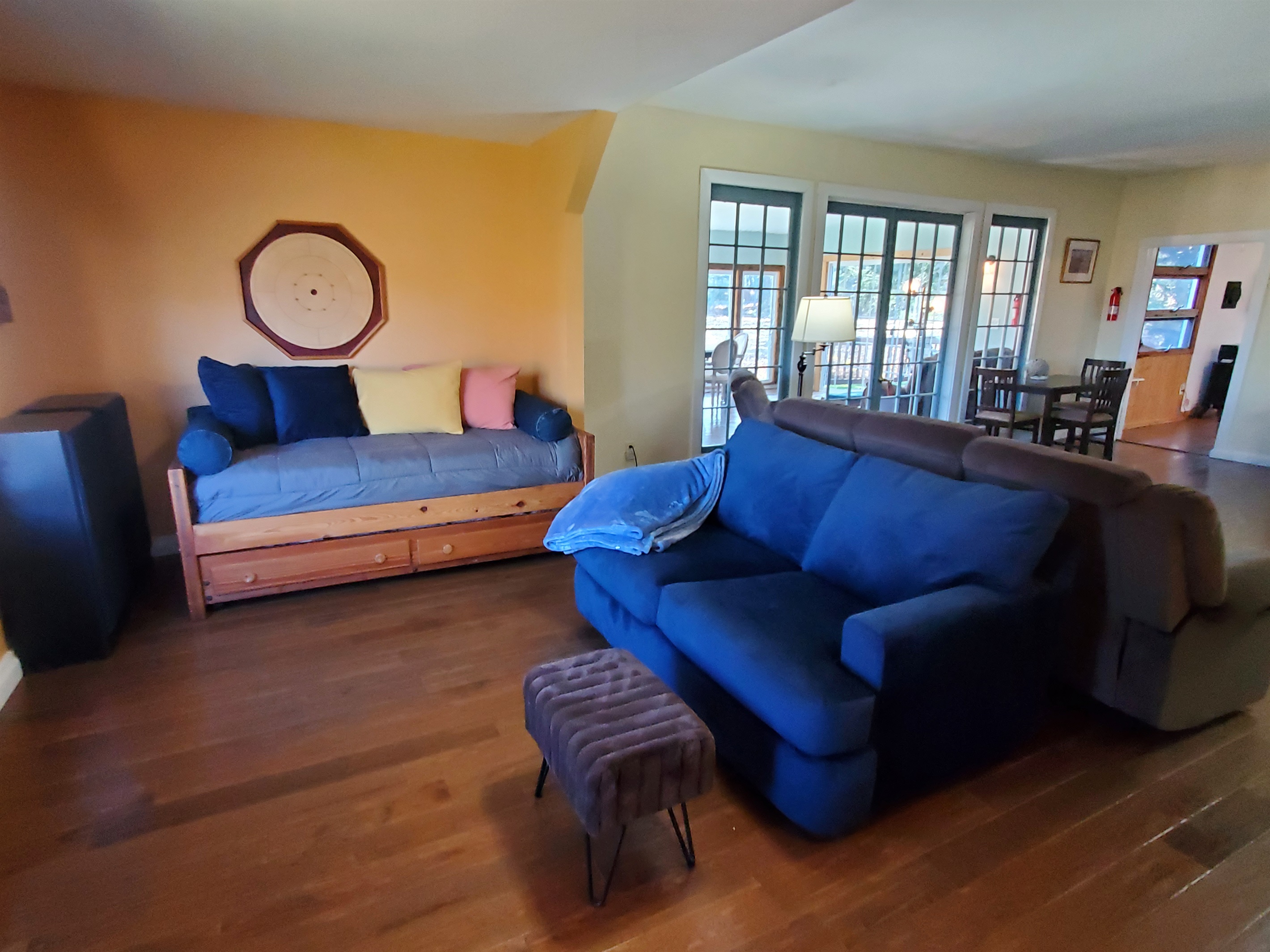 Nature's Hidden Treasure Day bed w/ trundle in living room