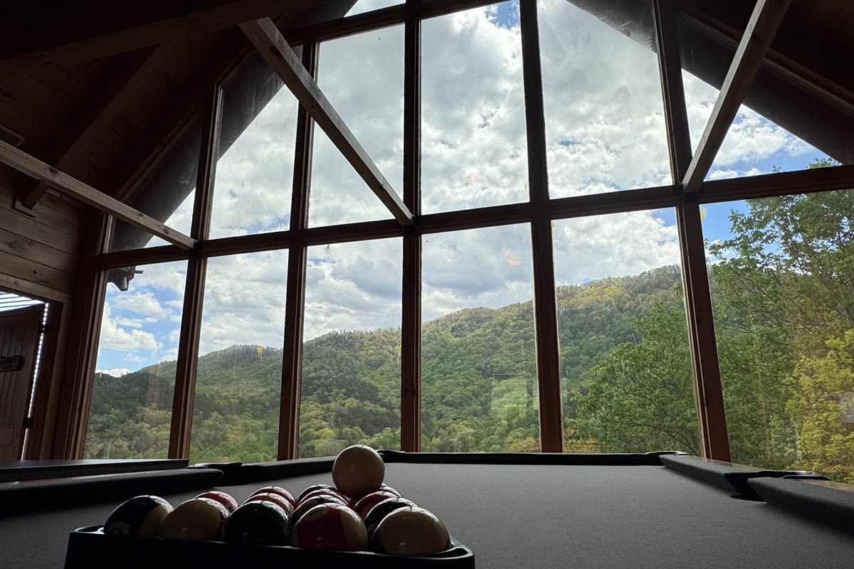 Beautiful views from the game area.