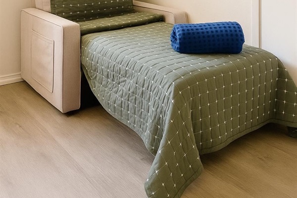 additional single sleeper sofa and queen airbeds