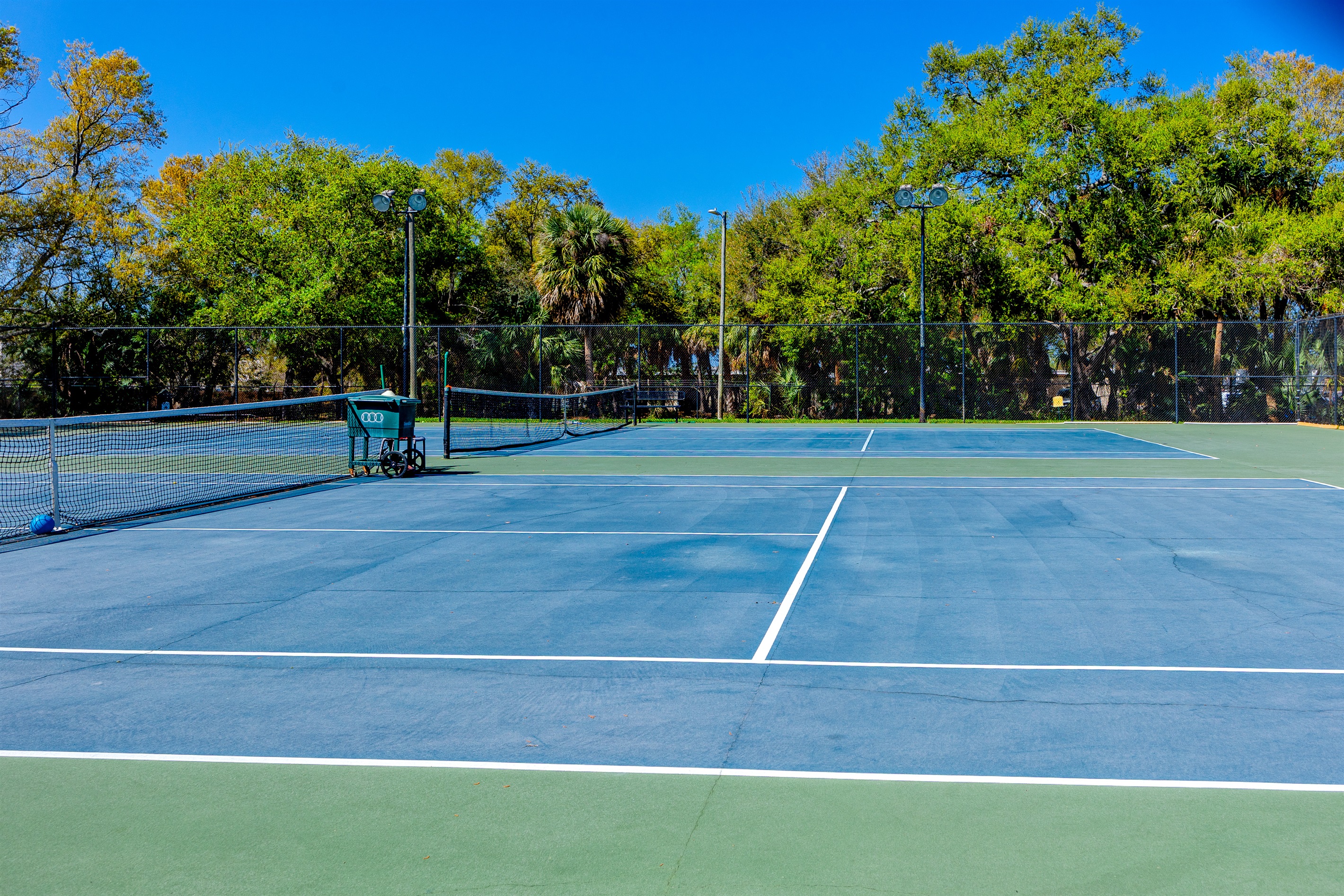 Tennis/pickleball court!