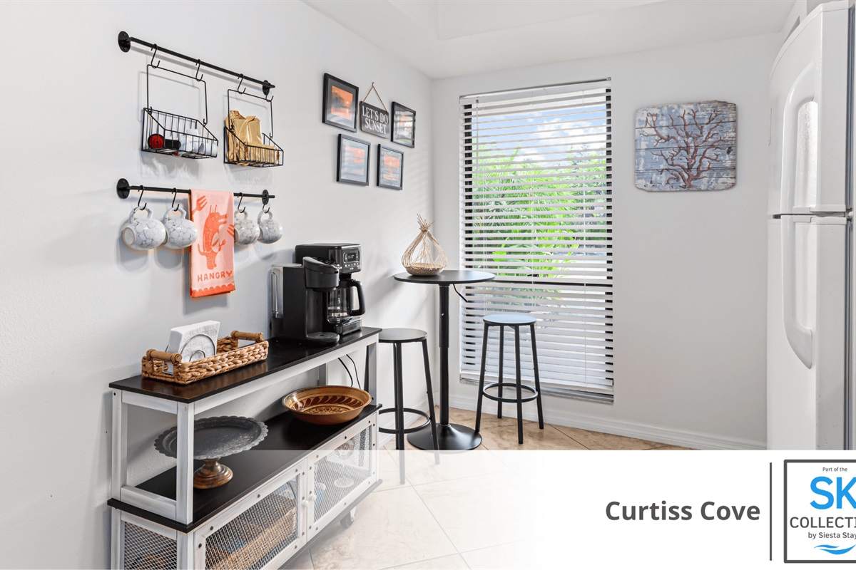 Coffee Bar in Kitchen