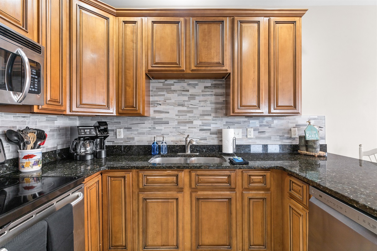 Clean, spacious kitchen ready for everything from quick bites to full dinners