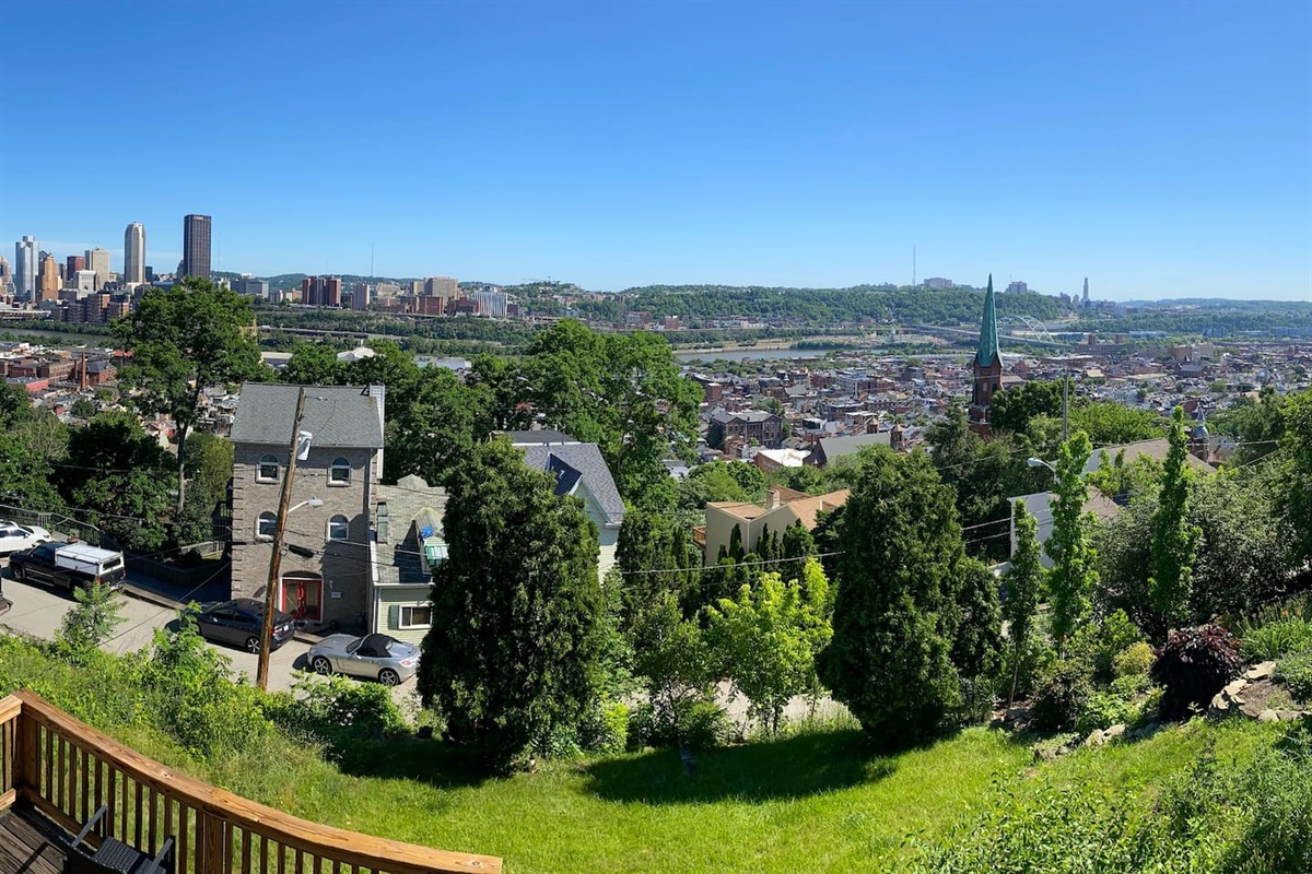 Panoramic of almost all of the view.