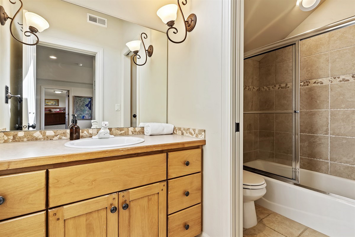 Start your day with ease in this well-appointed bathroom