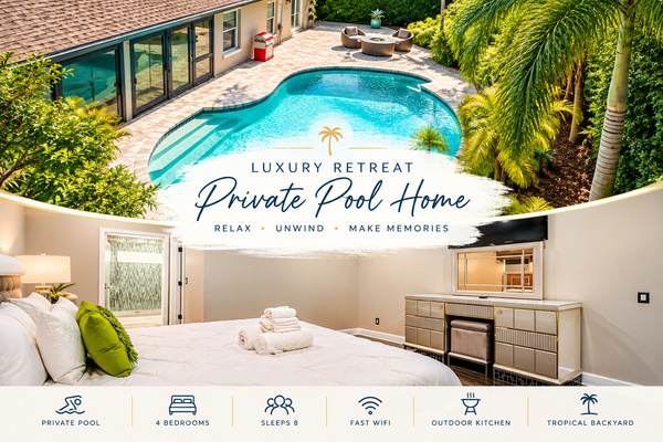 Luxury Pool Home in Riverview Tampa