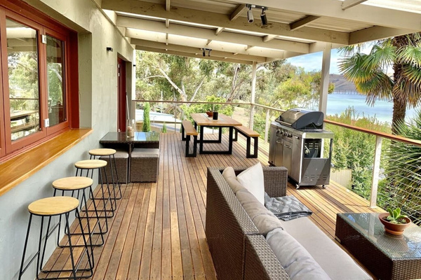 Veranda with BBQ and Seating Area