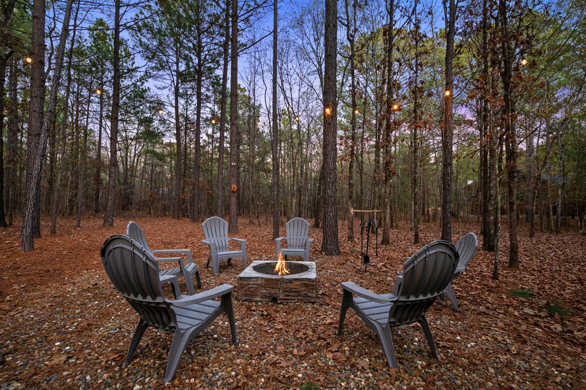 Gather around the fire pit for conversation, laughter, and cozy evenings under the stars.