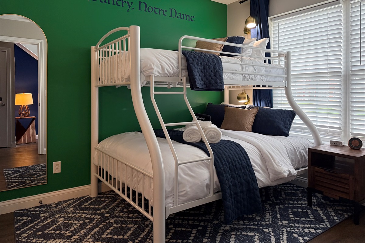 Twin over Full Bunk in Lower Bedroom