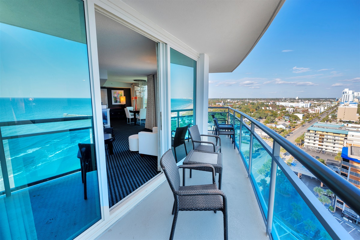 Amazing View from the Balcony!