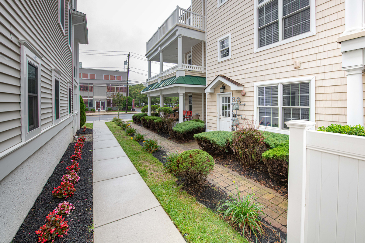 Exterior Walkway along Side of Property