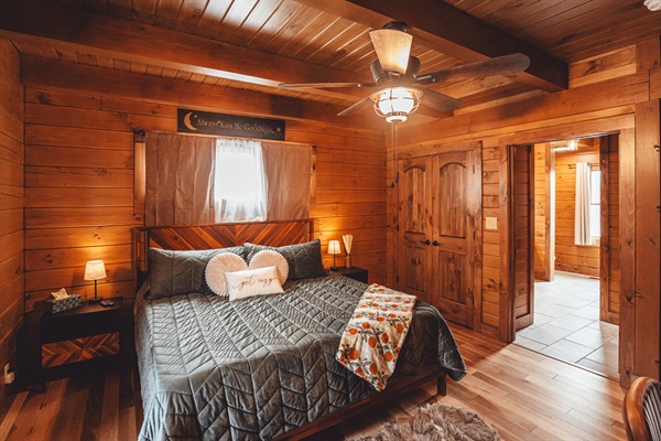 Charging Stations on Night Stand Lamps For Your Convenience