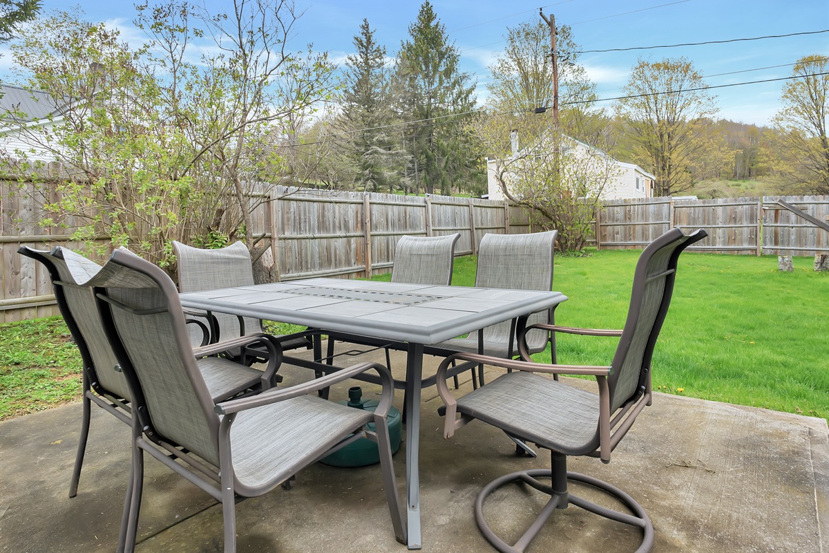 Dining Area outside