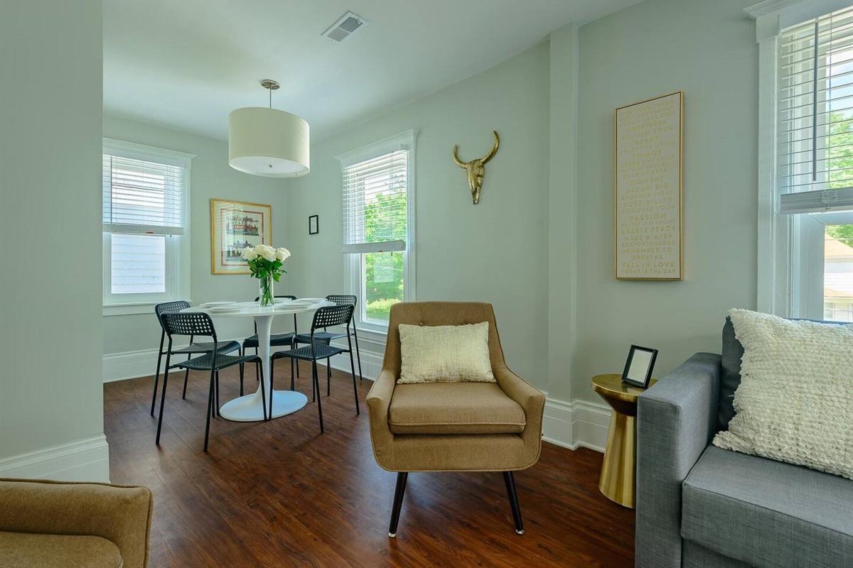 "This is a great place to stay. It’s very spacious: two large bedrooms, a kitchen, laundry room, and living room/dining area. The place was spotless and was very up to date and stylish." - Alexandra, 5 Star Review