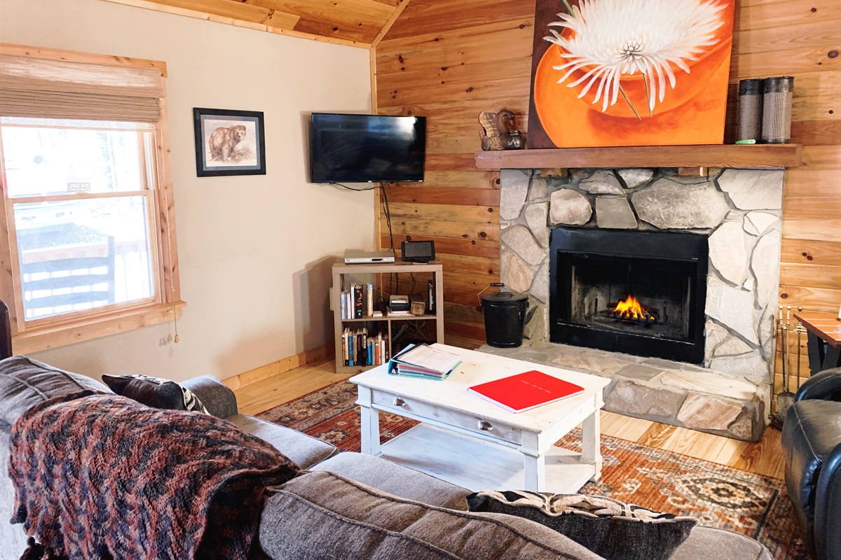 Smart TV + high-speed WiFi — perfect for relaxing or remote work