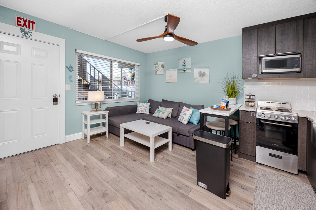 Bright open floor plan