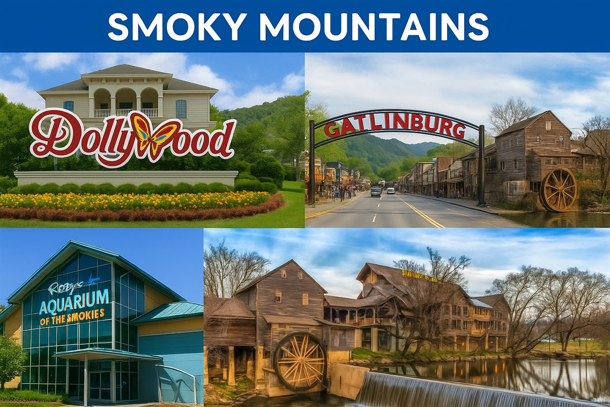 Famous Smoky Mountain attractions all around!