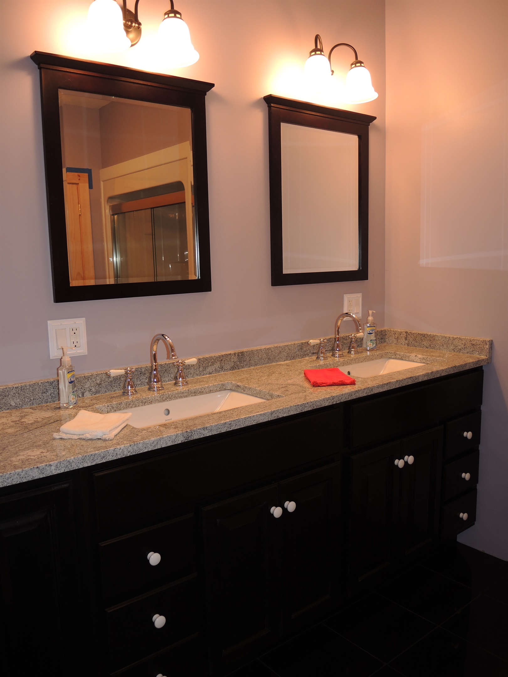 1st floor bath w/ double vanity