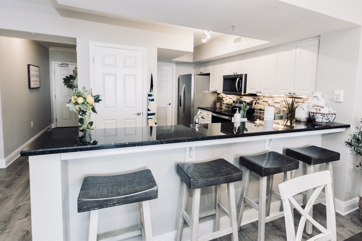 Brand new appliances installed in kitchen November 2022, with custom backsplash. Pantry comes complete with crock pot, blender, pots & pans, dishes, glass ware, utensils, toaster, griddle, coffee pot, and one cup Keurig, and other related items. 