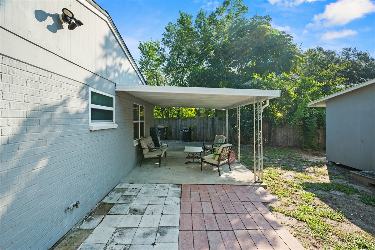 Back Patio | With Seating