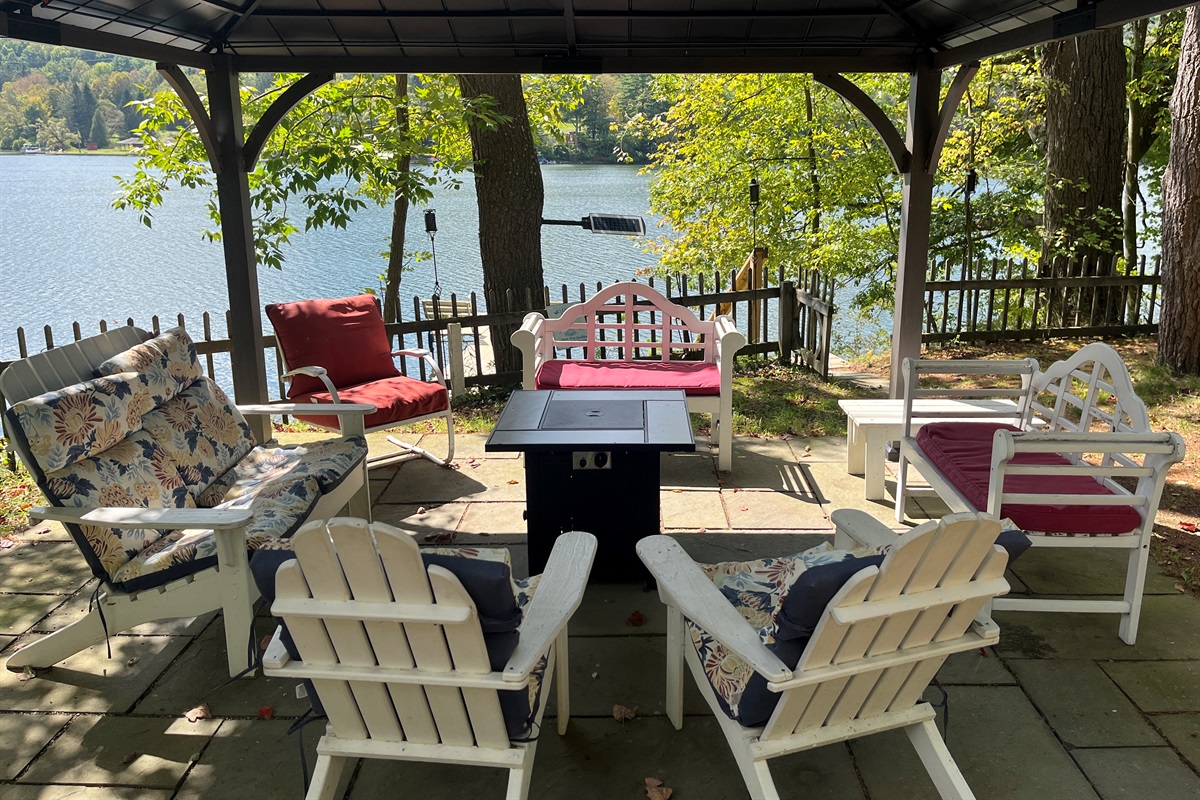 Gazebo by the water