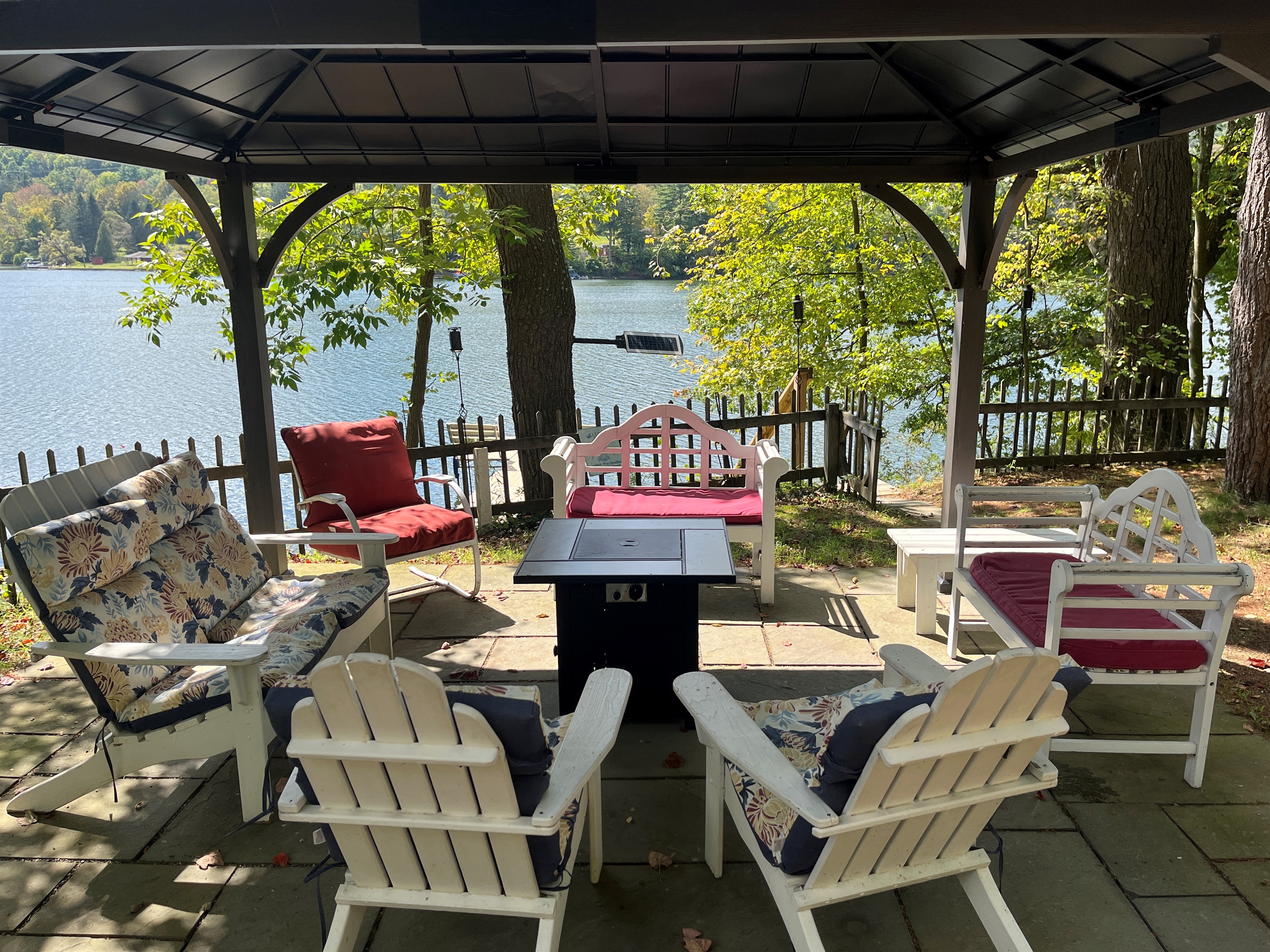 Gazebo by the water