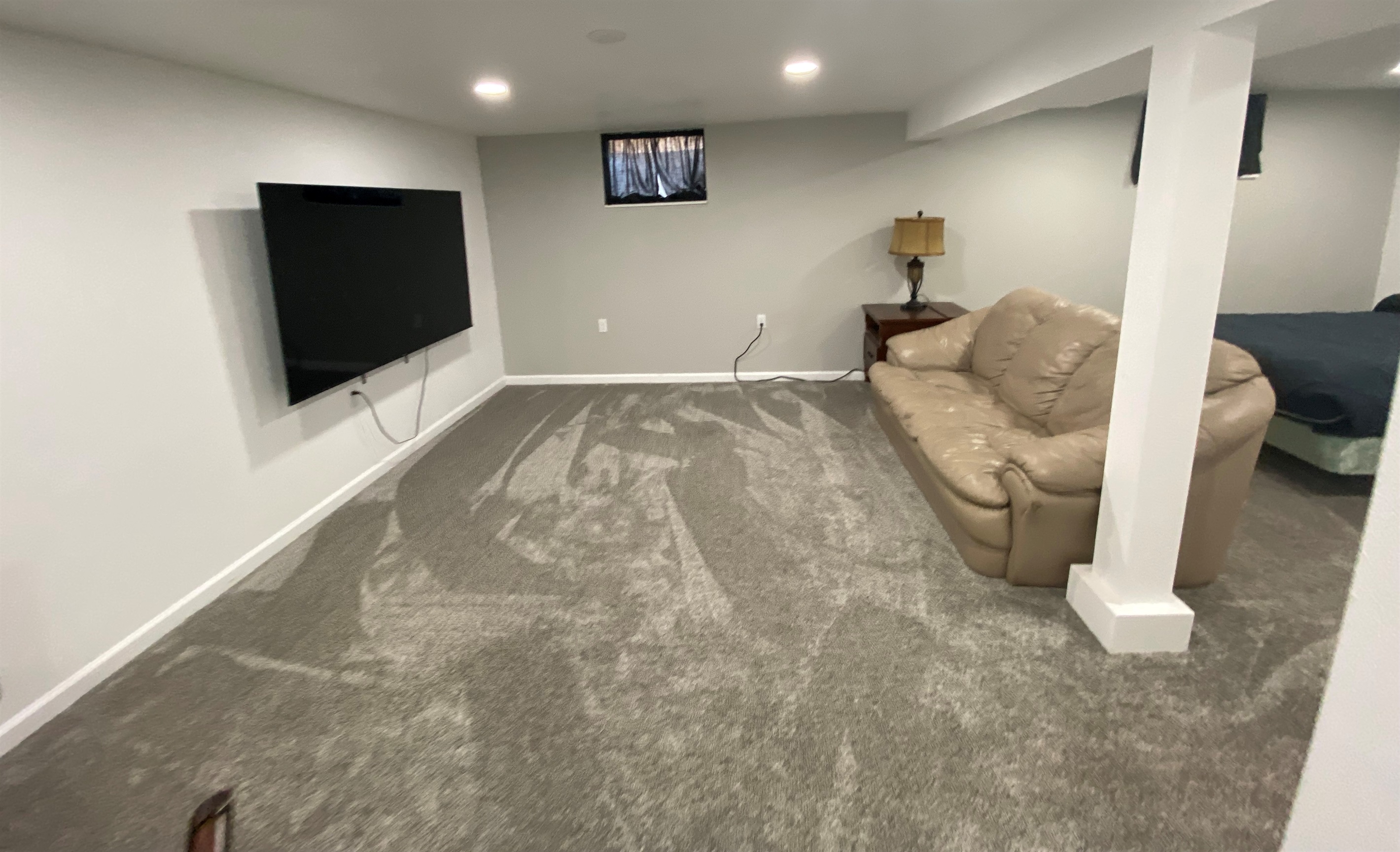 Basement TV Space
