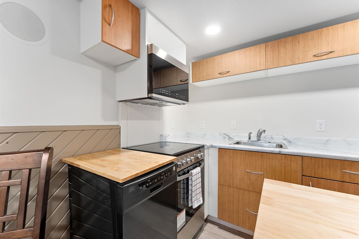 Lower level Kitchen.