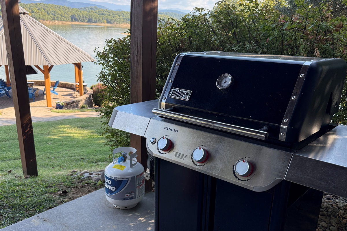 Large New Weber Grill with Propane Provided