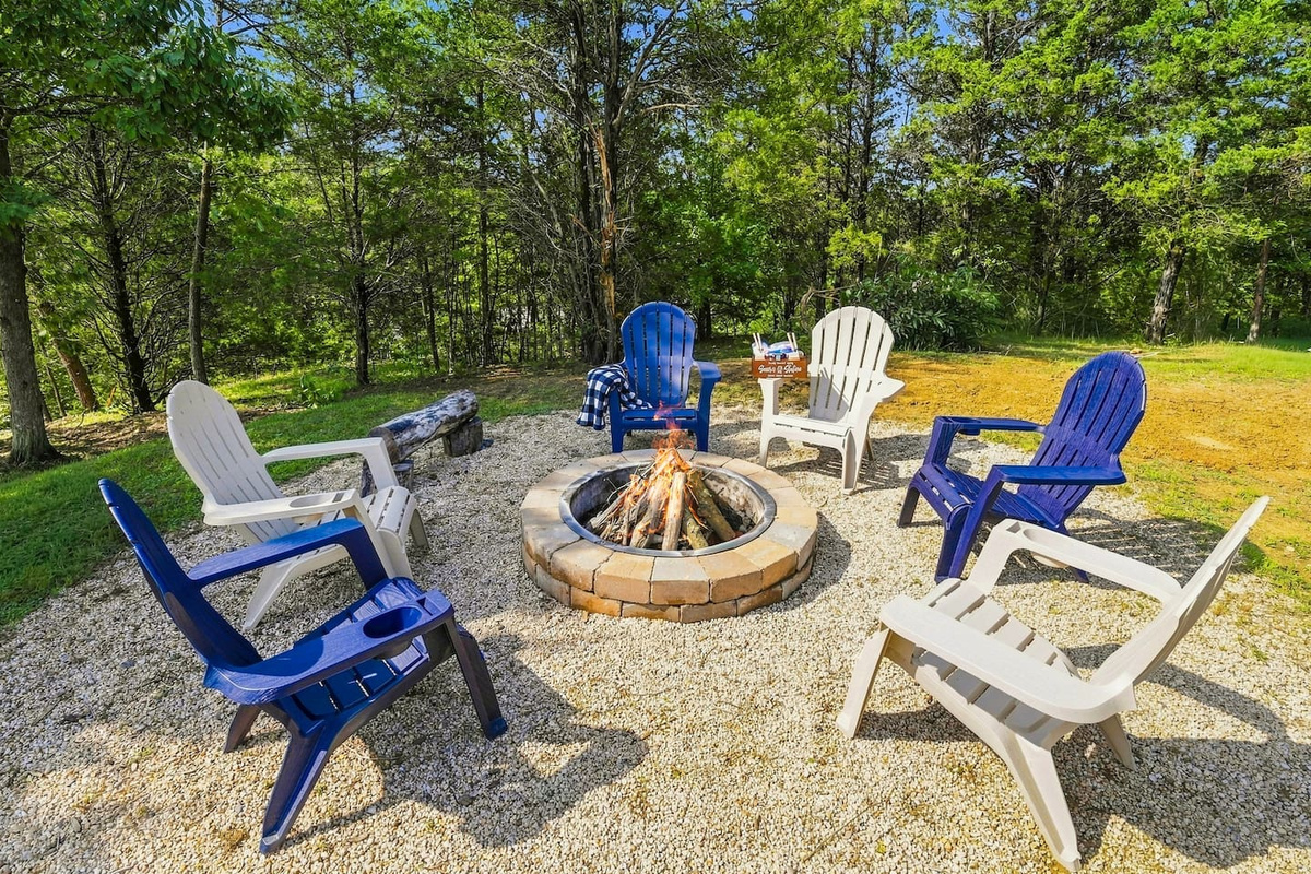 Gather around the fire for stories, laughter, and laid-back evenings under the trees.