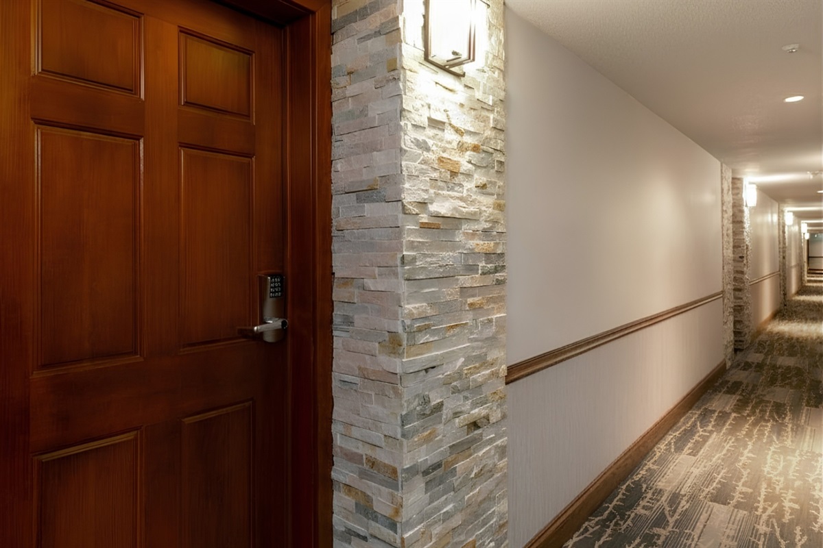 Private entrance to the home with smart lock for hassle-free self check-in!