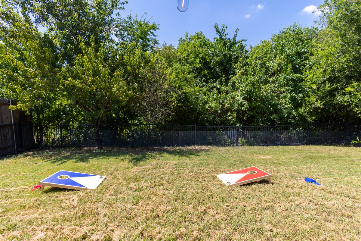 Cornhole game- Outdoor fun for kids & families to enjoy.