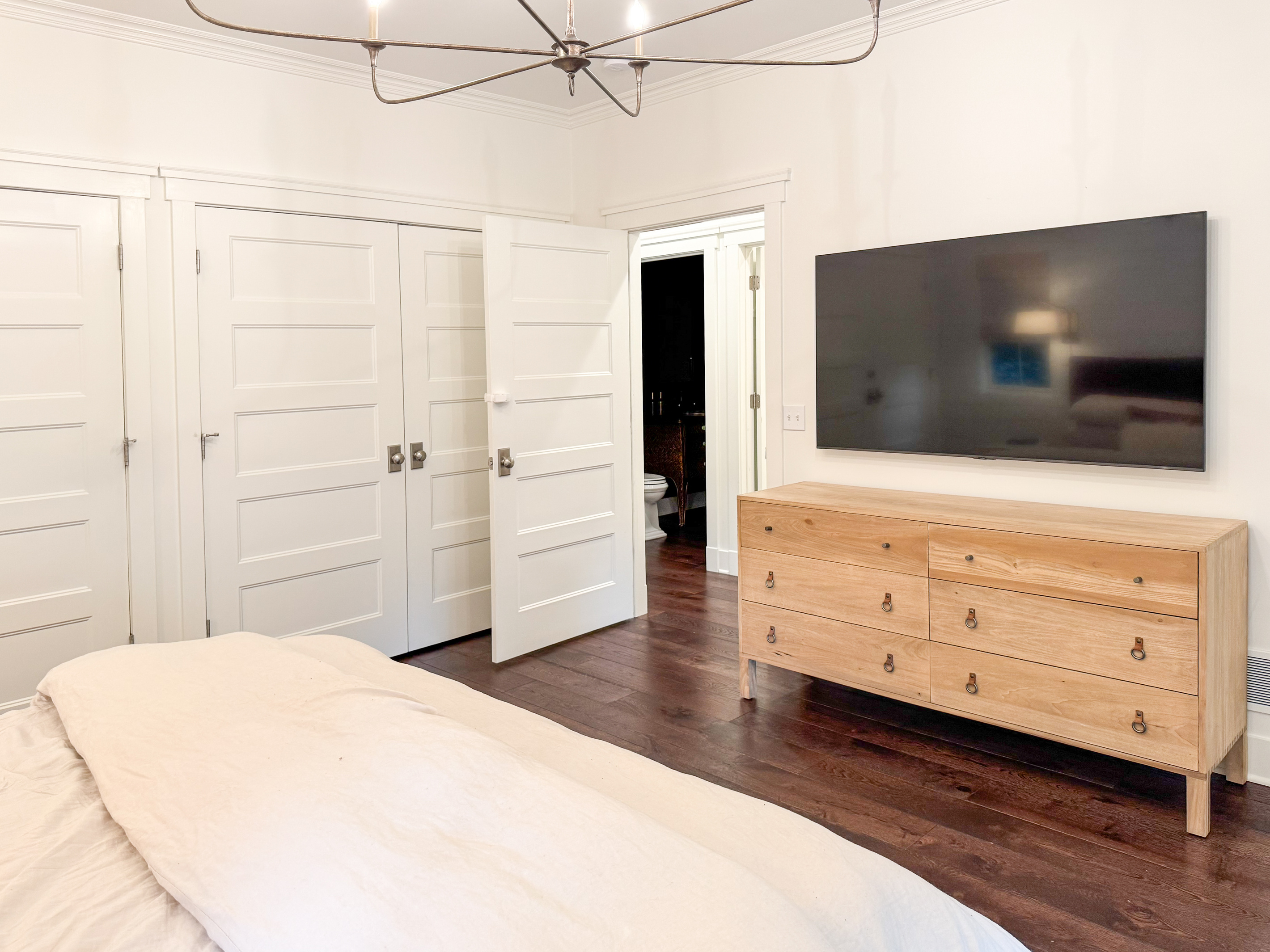 Primary Bedroom TV with Streaming