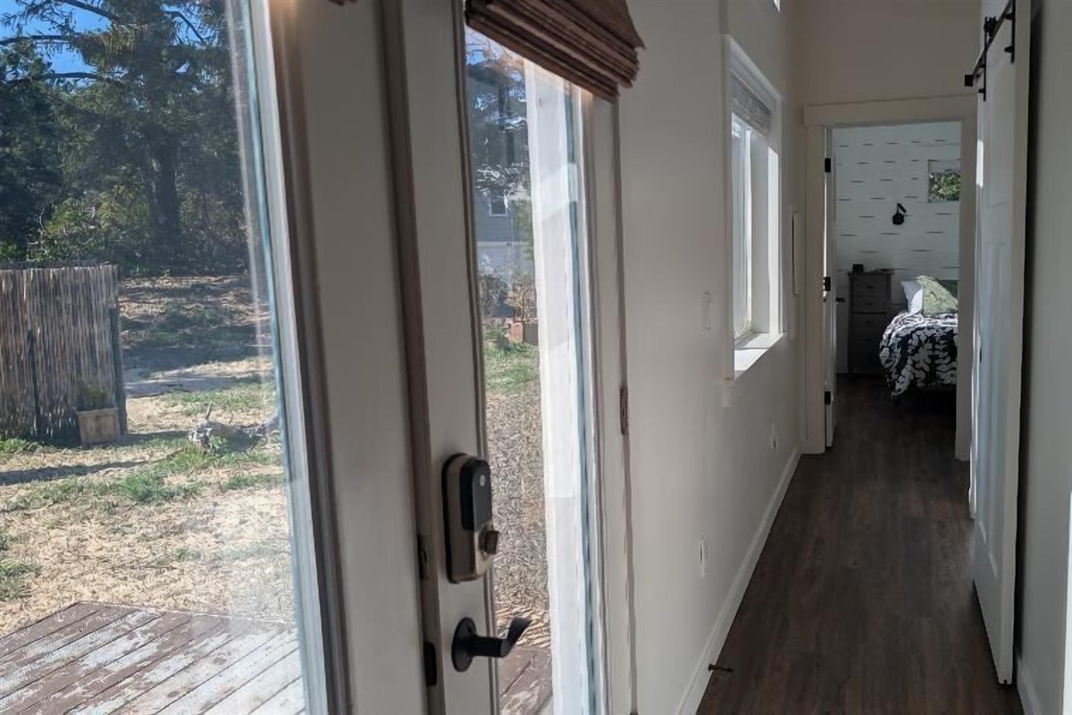 entry door & hallway