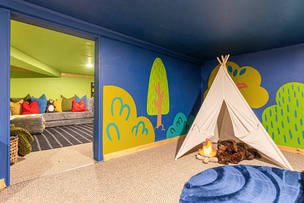 Playful Paradise: This uniquely designed bedroom combines comfort and fun for kids of all ages.