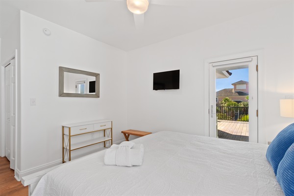 4th King Bedroom with a Private Balcony