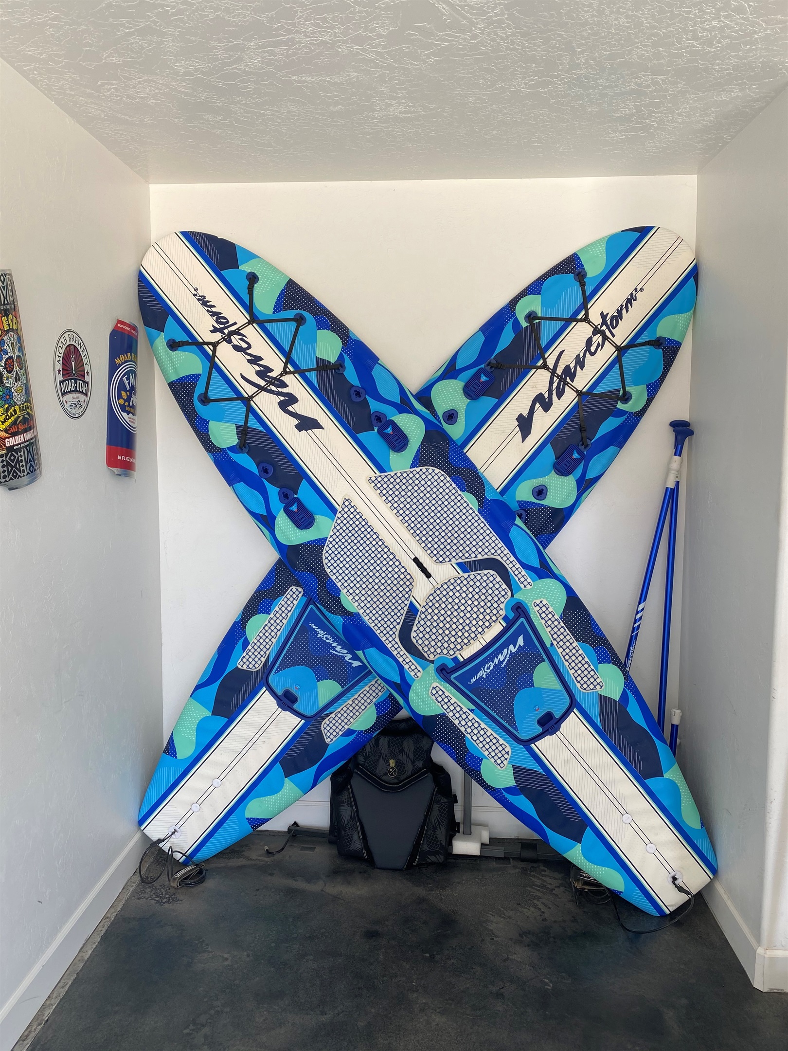 Paddle boards included